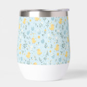 Wine Tumbler, lebendiger Osterpattern (Links)