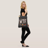 WIne Turkey Family Funny Erntedank Tasche (Am Model)