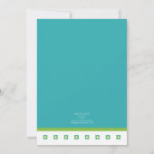 Wine u. speisen Sie Party Einladung (Rückseite)