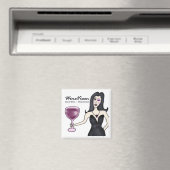 Wine Vixen "Wicked Girl" Magnet (In Situ (Geschirrspüler))