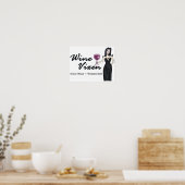 Wine Vixen Wicked Girl Poster (Küche)