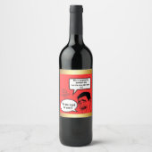 Wine & Whine: Custom Labels for Your Drama-Filled  Weinetikett (Vorderseite)
