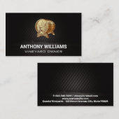 Wine Wood Barrel Visitenkarte (Vorne/Hinten)