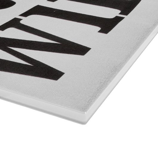 Wine Word Cloud Design Glass Cutting Board Schneidebrett (Ecke)