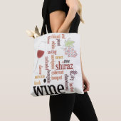 Wine Word Cloud Design Tote Bag Tasche (Von Nahem)