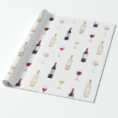 Wine Wrapping Paper Geschenkpapier (Ungerollt)