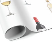 Wine Wrapping Paper Geschenkpapier (Rolleneckpunkt)
