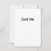 Winecups and Asters - Peak Summer - Thank You Card Dankeskarte (Rückseite)