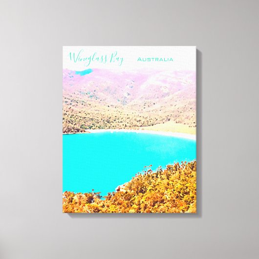 Wineglass Bay Tasmania Australien Leinwanddruck (Vorderseite)