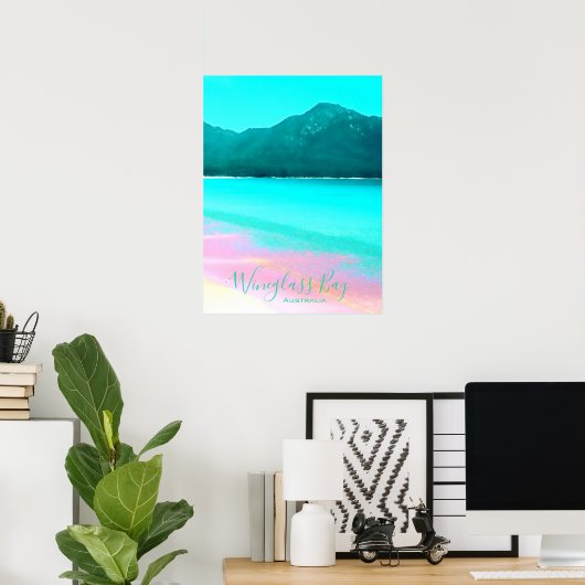 Wineglass Bay Tasmania Australien Poster (Heimbüro)