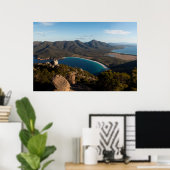 Wineglass Bay, Tasmania, Australien Poster (Heimbüro)