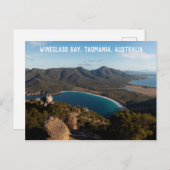 Wineglass Bay, Tasmania, Australien Postkarte (Vorne/Hinten)