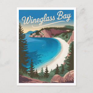 Wineglass Bay Tasmanien Freycinet-Nationalpark Postkarte