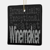 Winemaker Extraordinaire Keramikornament (Links)