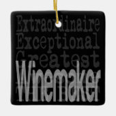 Winemaker Extraordinaire Keramikornament (Vorderseite)