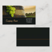 Winemaker Taster Business Card Winery Sommelier Visitenkarte (Vorne/Hinten)