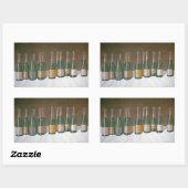 Winescape Champagne 2003 2 Rechteckiger Aufkleber (Blatt)