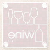 WineTime Glasuntersetzer (Rückseite)