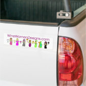WineWomenDesigns.com-Autoaufkleber Autoaufkleber (Auf Lkw)