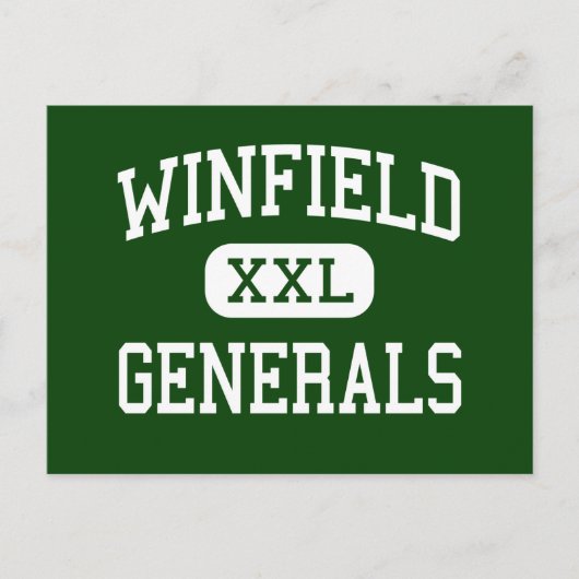 Winfield - Generals - High - Winfield Postkarte (Vorderseite)