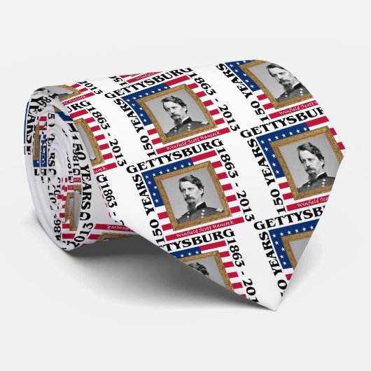 Winfield Scott Hancock - 150. Gettysburg Krawatte (Gerollt)