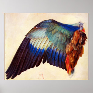 WING AN EINER EUROPÄISCHEN ROLLER POSTER