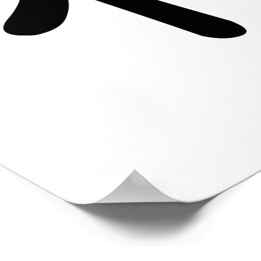 Wing Chun Biu Jee Chinesische Kalligraphie Poster (Ecke)