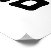 Wing Chun Chinesische Kalligrafie Poster (Ecke)