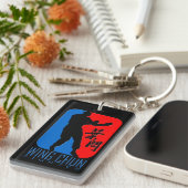 Wing Chun Fighter - IP Man Linage Schlüsselanhänger (Vorderseite rechts)