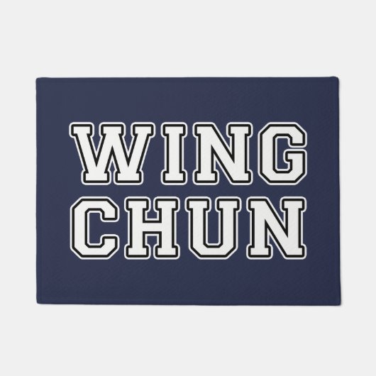 Wing Chun Fußmatte (Vorderseite)
