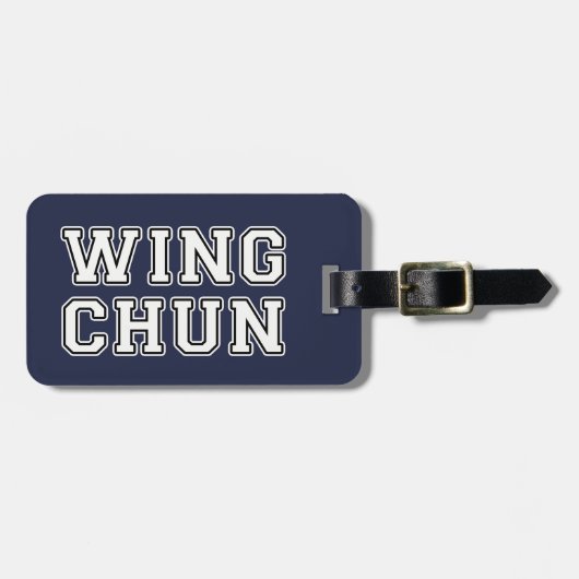 Wing Chun Gepäckanhänger (Vorderseite horizontal)