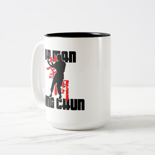 Wing Chun "Ip Man" Zweifarbige Tasse (Vorderseite Links)