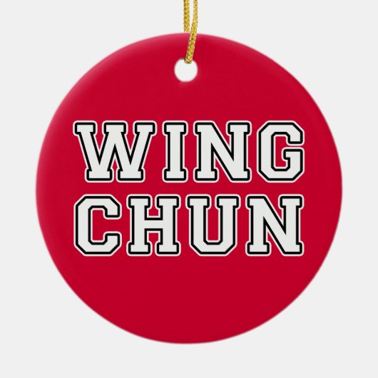 Wing Chun Keramikornament (Vorne)