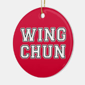 Wing Chun Keramikornament (Links)
