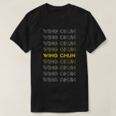 Wing Chun Kung Fu Apparel Fading Wing Chun Design T-Shirt (Design vorne)