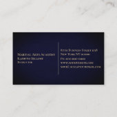 Wing Chun Kung Fu Business Card Visitenkarte (Rückseite)