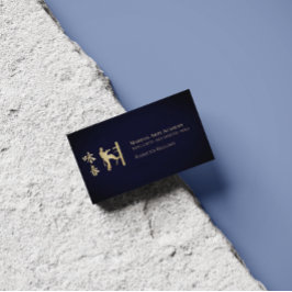 Wing Chun Kung Fu Business Card Visitenkarte