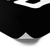 Wing Chun Kung Fu Weiße Chinesische Kalligrafie Poster (Ecke)