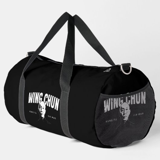 Wing Chun Kung Fu Yip Man Duffle Bag (Rechte Ecke)