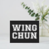 Wing Chun Postkarte (Stehend Vorderseite)