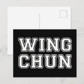 Wing Chun Postkarte (Vorne/Hinten)
