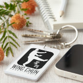 Wing Chun Practitioner "Ip Man Style" Schlüsselanhänger (Vorderseite rechts)