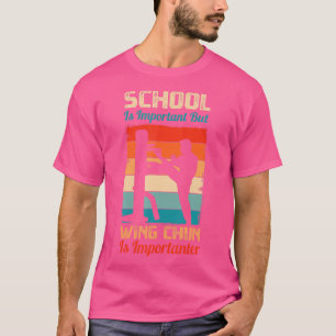 Wing Chun Retro Vintag School Chinesisch Kung Fu M T-Shirt