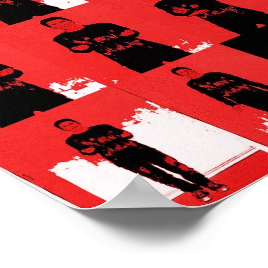 Wing Chun Siu Lim Tao Red Poster (Ecke)