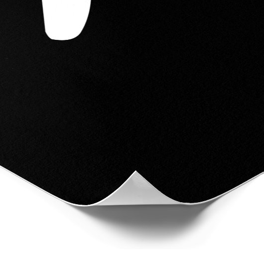 Wing Chun Siu Nim Tau White Chinese Calligraphy Poster (Ecke)