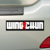 Wing Chun System Autoaufkleber (Auf Auto)