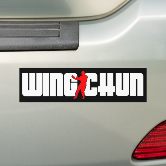 Wing Chun System Autoaufkleber (Auf Auto)