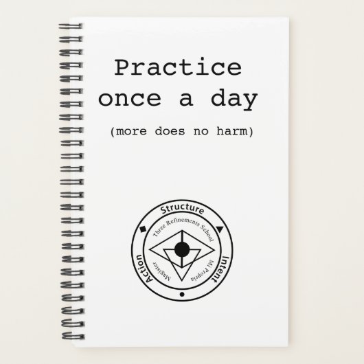 Wing Chun Training Journal Planer (Vorderseite)