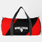 Wing Chun "Yip Man" Kung Fu Practitioner Custom Duffle Bag (Rückseite)