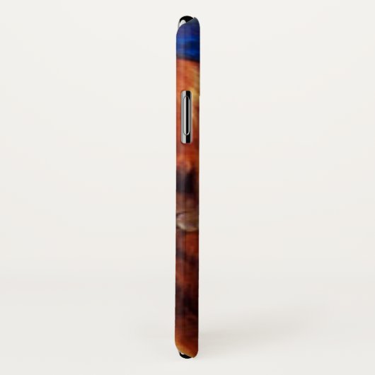 WING FEATHERS OF THE EUROPEAN ROLLER Case-Mate iPhone HÜLLE (Hinten/Rechts)